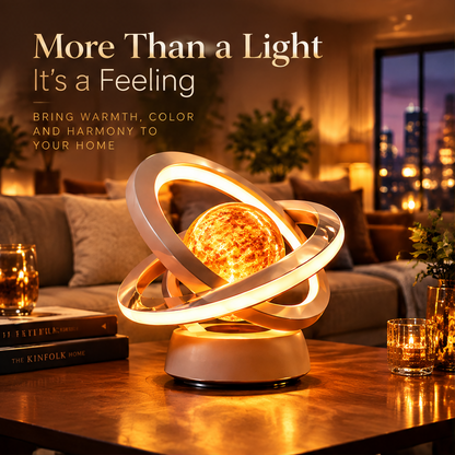 Orbit Planet Ring Lamp – 16-Million Color Dimmable Night Light