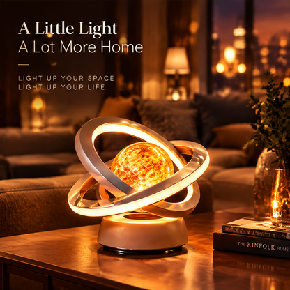 Orbit Planet Ring Lamp – 16-Million Color Dimmable Night Light